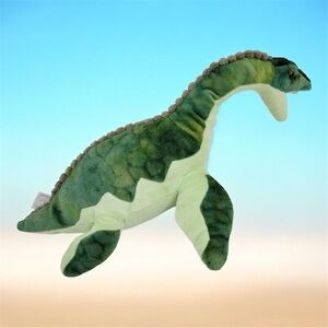 Fiesta 2020 Exotic Dinosaur Plush Plesiosauria water dino long neck 16" green